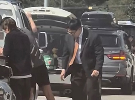 소화기 들고 현장으로 달려간 김수환 군의원