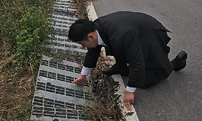 김수환 군의원, 관내 도·농로 배수로 민원현장 점검